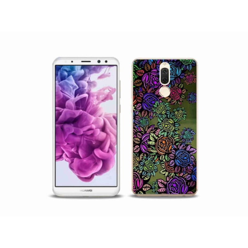 Gelový kryt mmCase na mobil Huawei Mate 10 Lite - květiny 6