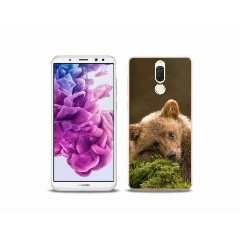 Gelový kryt mmCase na mobil Huawei Mate 10 Lite - medvěd