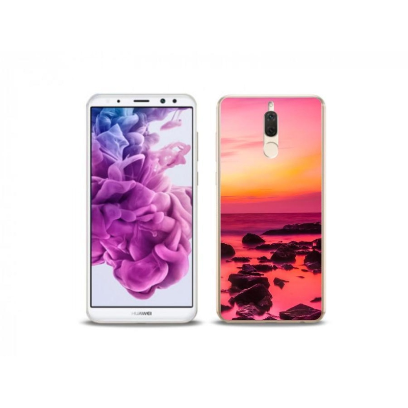 Gelový kryt mmCase na mobil Huawei Mate 10 Lite - moře a záře