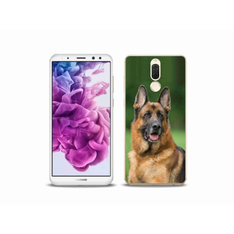 Gelový kryt mmCase na mobil Huawei Mate 10 Lite - německý ovčák