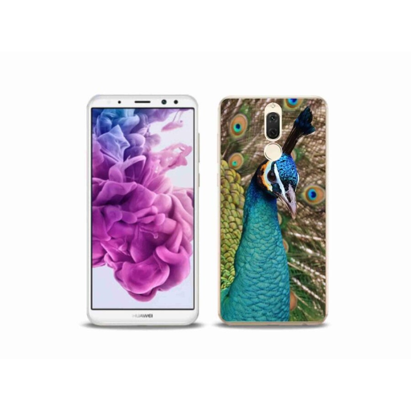 Gelový kryt mmCase na mobil Huawei Mate 10 Lite - páv