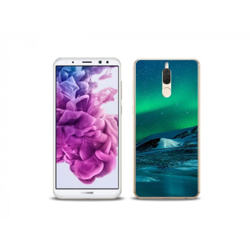 Gelový kryt mmCase na mobil Huawei Mate 10 Lite - polární záře