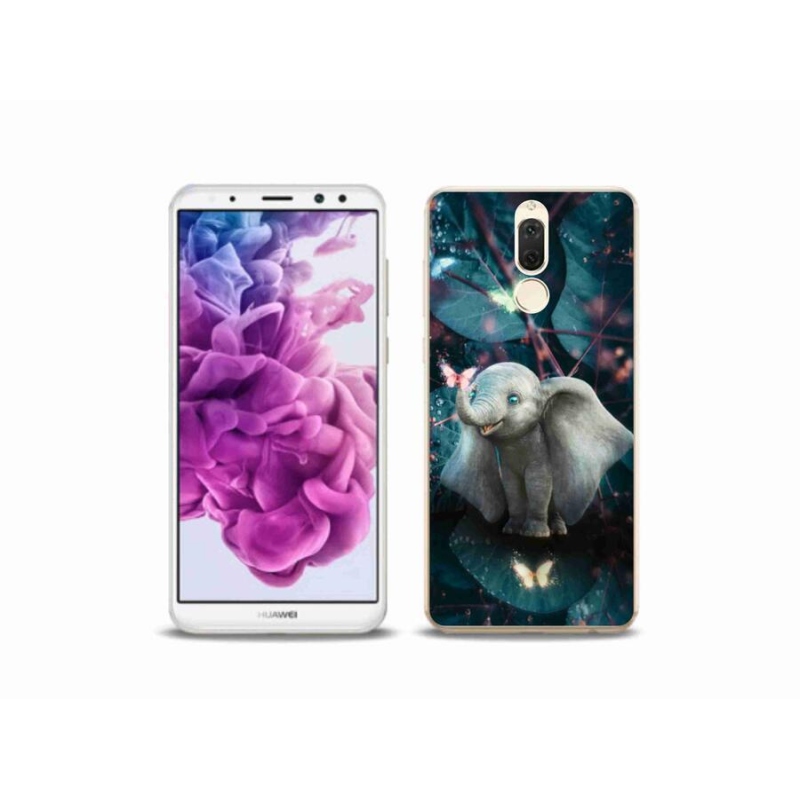 Gelový kryt mmCase na mobil Huawei Mate 10 Lite - roztomilý slon