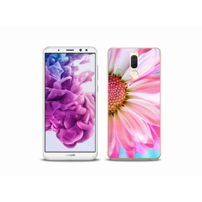 Gelový kryt mmCase na mobil Huawei Mate 10 Lite - růžová květina