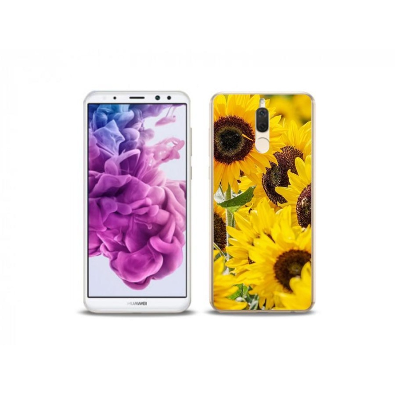 Gelový kryt mmCase na mobil Huawei Mate 10 Lite - slunečnice