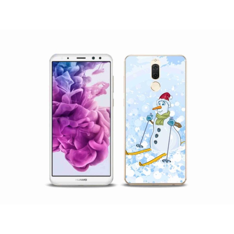 Gelový kryt mmCase na mobil Huawei Mate 10 Lite - sněhulák