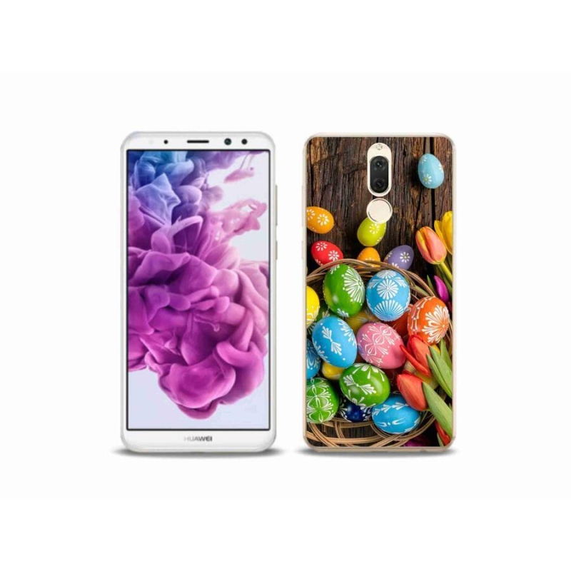 Gelový kryt mmCase na mobil Huawei Mate 10 Lite - velikonoční vajíčka