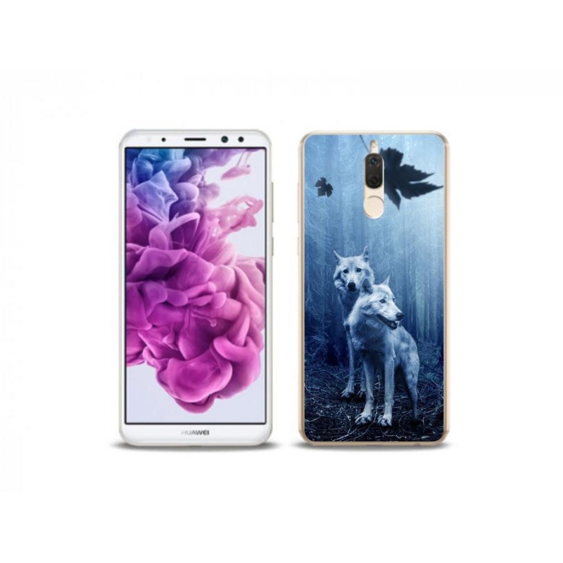Gelový kryt mmCase na mobil Huawei Mate 10 Lite - vlci v lese