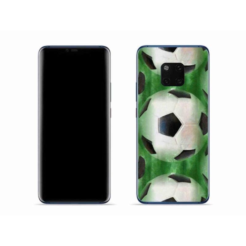 Gelový kryt mmCase na mobil Huawei Mate 20 Pro - fotbalový míč