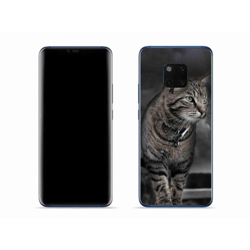 Gelový kryt mmCase na mobil Huawei Mate 20 Pro - kočka
