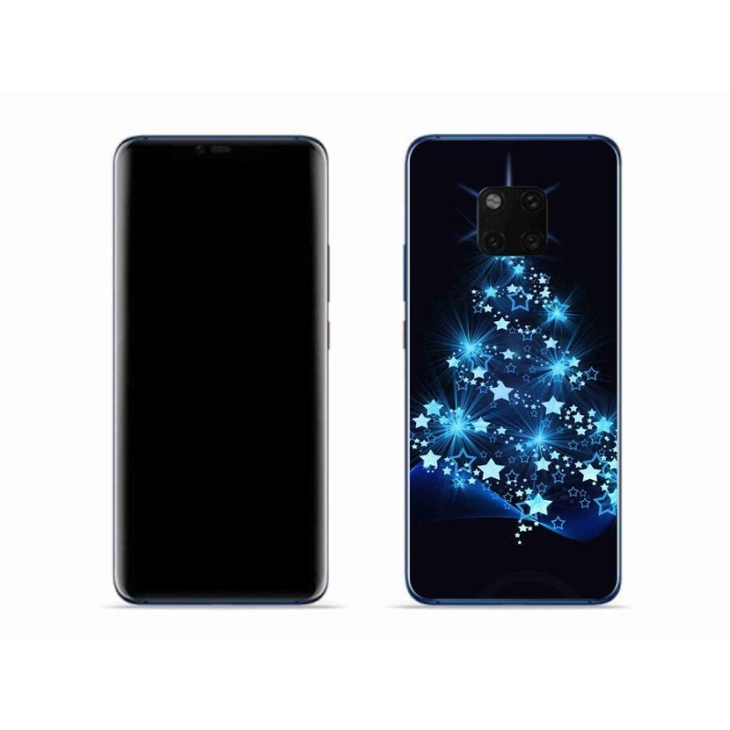 Gelový kryt mmCase na mobil Huawei Mate 20 Pro - vánoční stromek