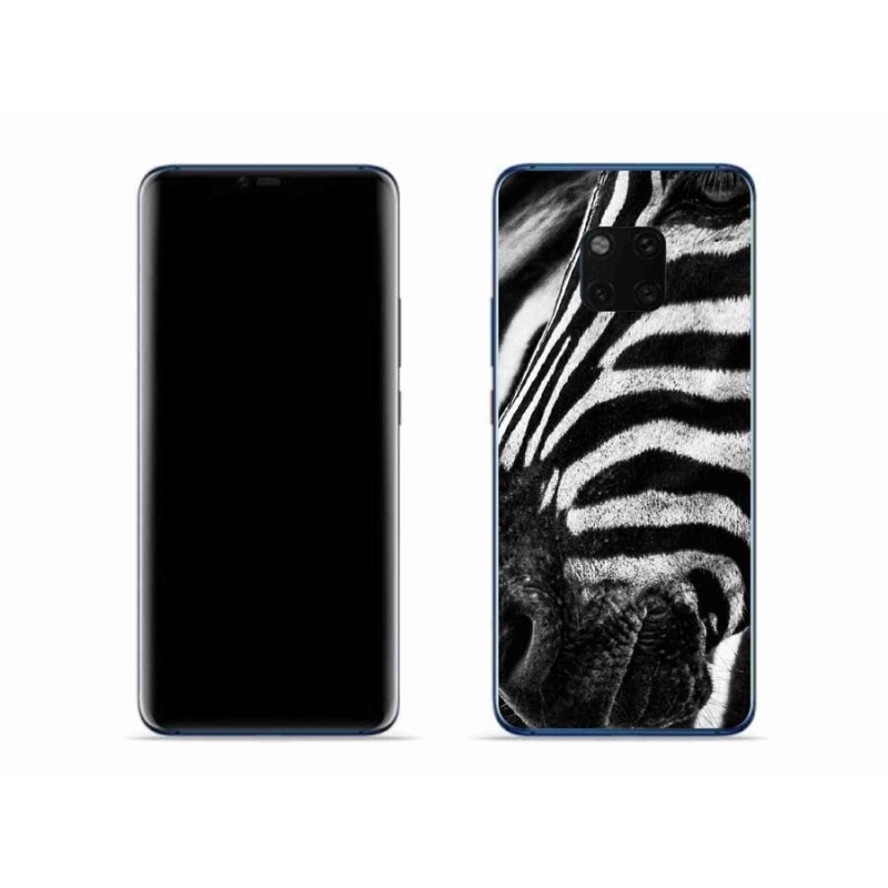 Gelový kryt mmCase na mobil Huawei Mate 20 Pro - zebra