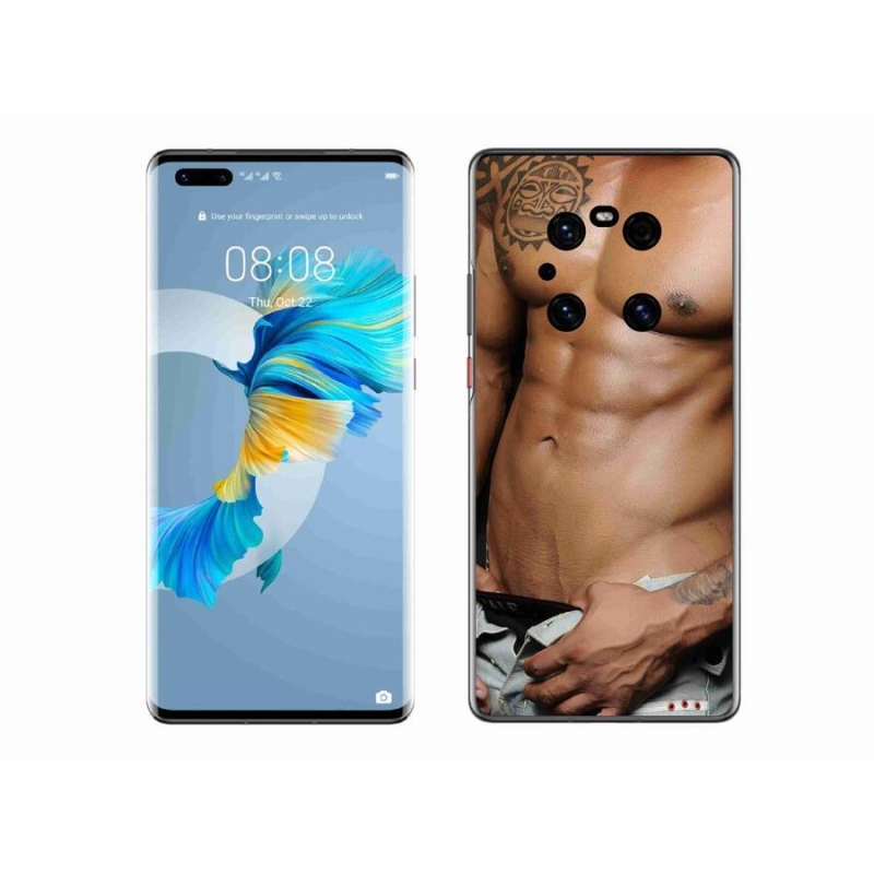 Gelový kryt mmCase na mobil Huawei Mate 40 Pro - sexy muž