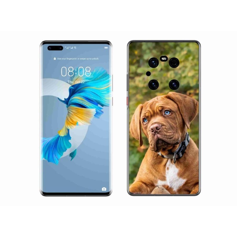 Gelový kryt mmCase na mobil Huawei Mate 40 Pro - štěně