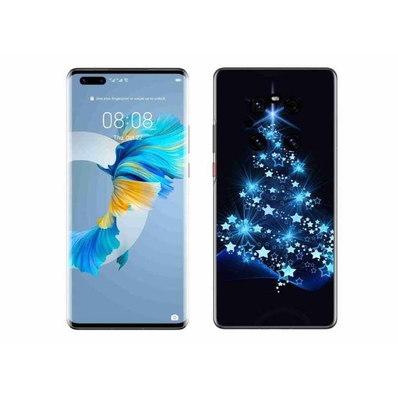 Gelový kryt mmCase na mobil Huawei Mate 40 Pro - vánoční stromek