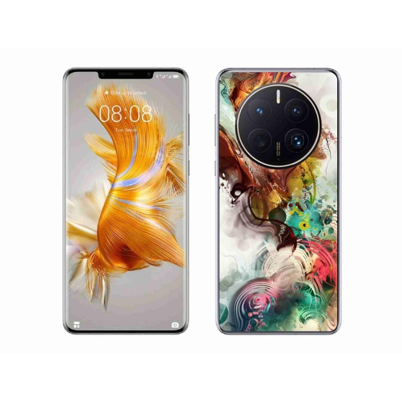 Gelový kryt mmCase na mobil Huawei Mate 50 Pro - abstrakt 1