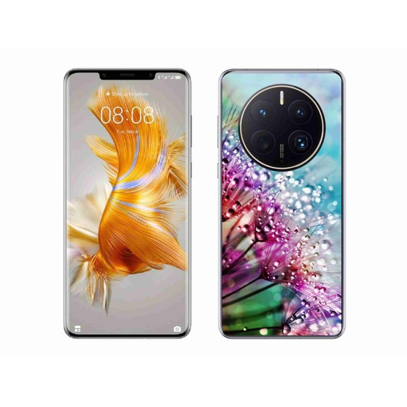 Gelový kryt mmCase na mobil Huawei Mate 50 Pro - barevné květy