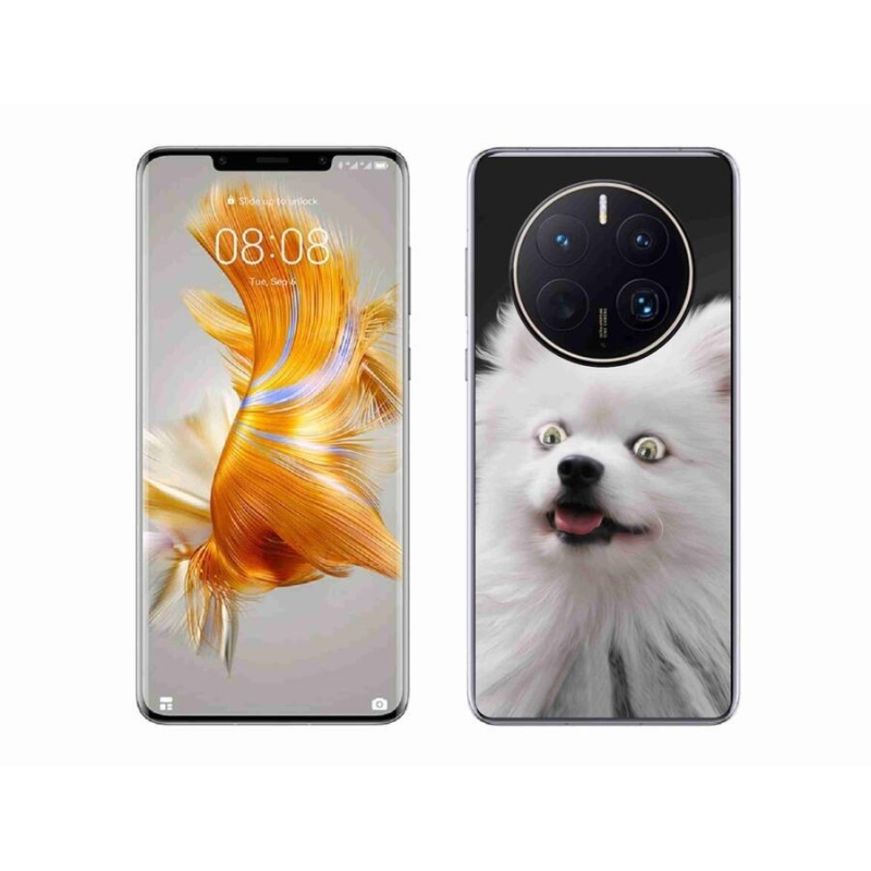 Gelový kryt mmCase na mobil Huawei Mate 50 Pro - bílý špic