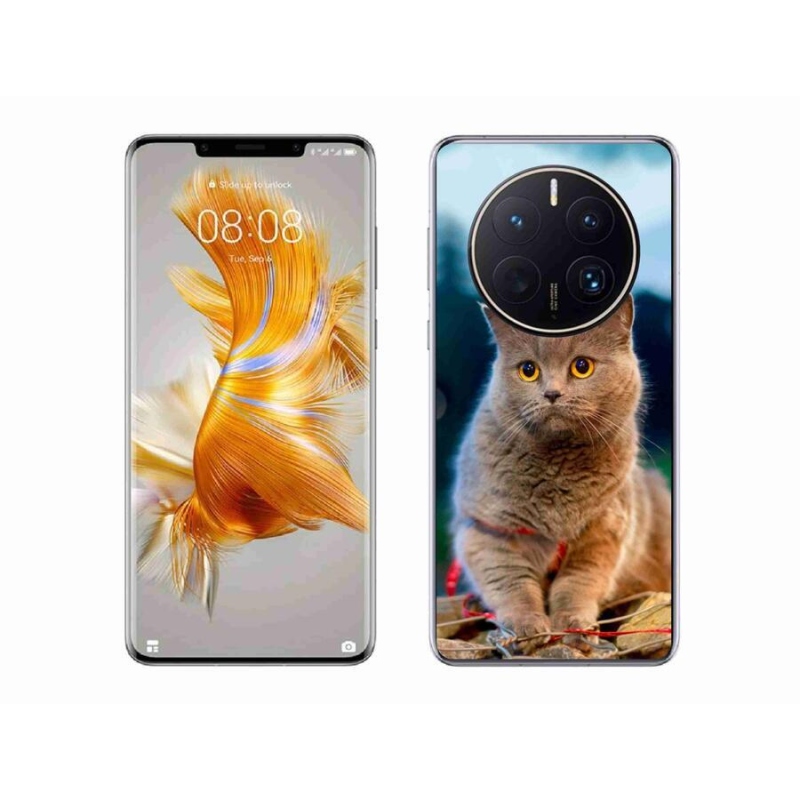 Gelový kryt mmCase na mobil Huawei Mate 50 Pro - britská modrá 2