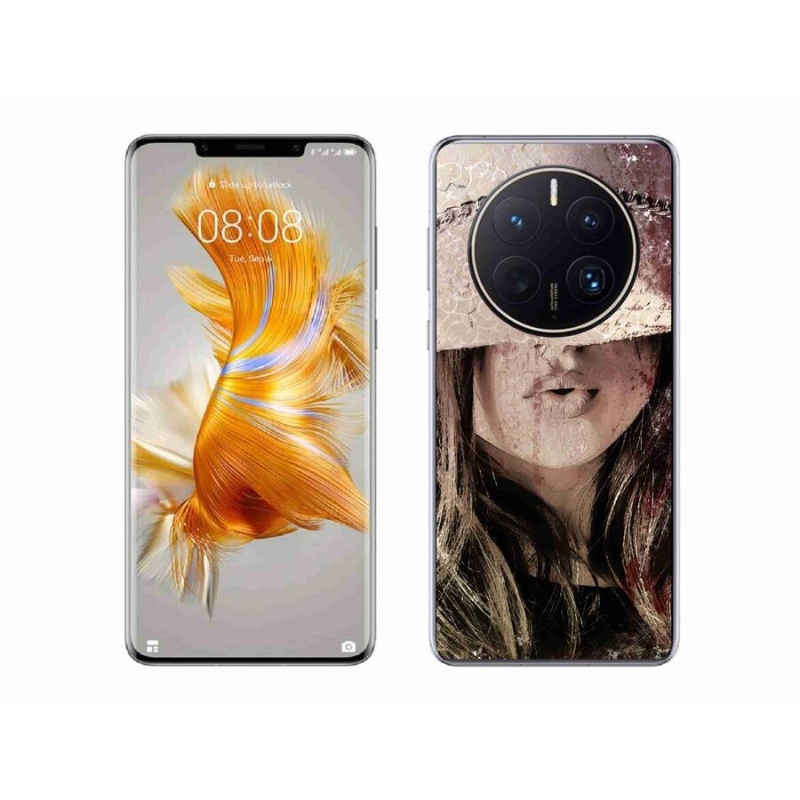 Gelový kryt mmCase na mobil Huawei Mate 50 Pro - dívka