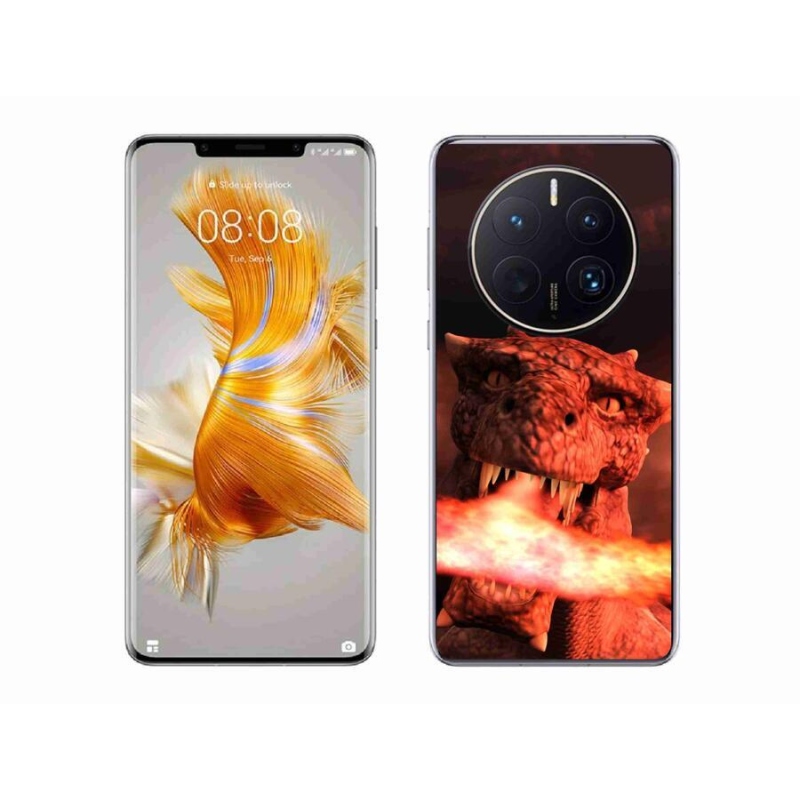 Gelový kryt mmCase na mobil Huawei Mate 50 Pro - drak