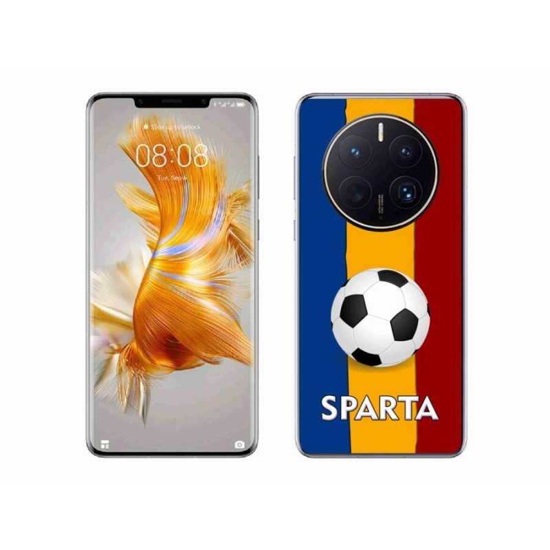 Gelový kryt mmCase na mobil Huawei Mate 50 Pro - fotbal 1