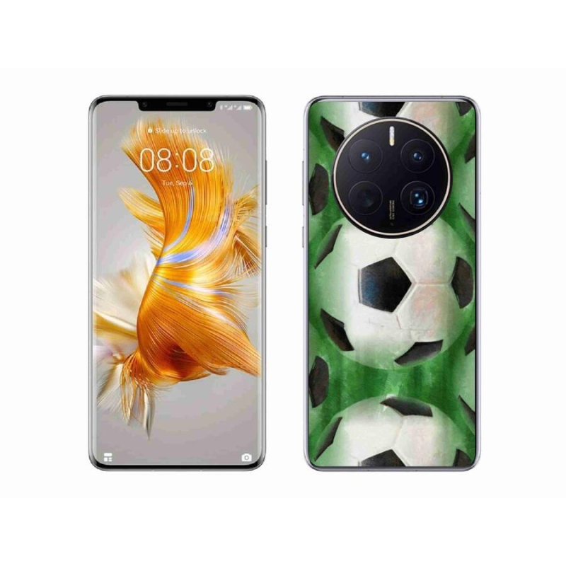 Gelový kryt mmCase na mobil Huawei Mate 50 Pro - fotbalový míč
