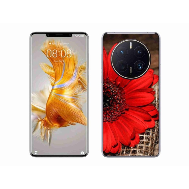 Gelový kryt mmCase na mobil Huawei Mate 50 Pro - gerbera