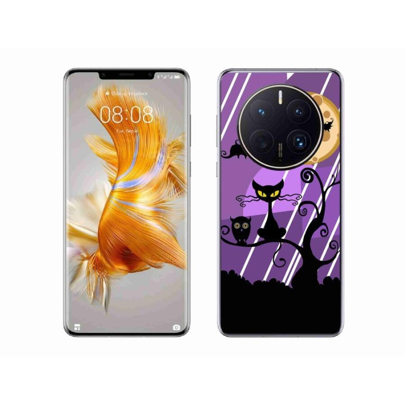 Gelový kryt mmCase na mobil Huawei Mate 50 Pro - halloween