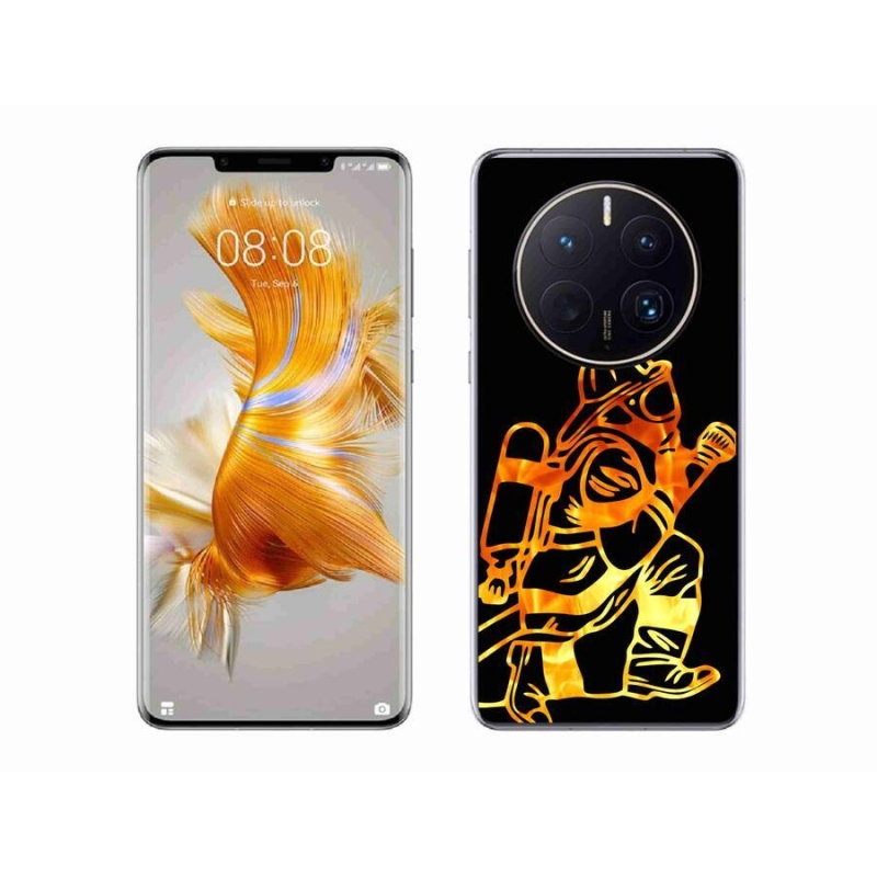 Gelový kryt mmCase na mobil Huawei Mate 50 Pro - hasič 1