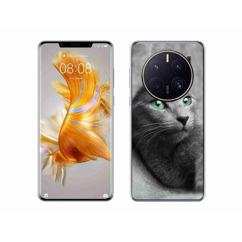 Gelový kryt mmCase na mobil Huawei Mate 50 Pro - kočka 2