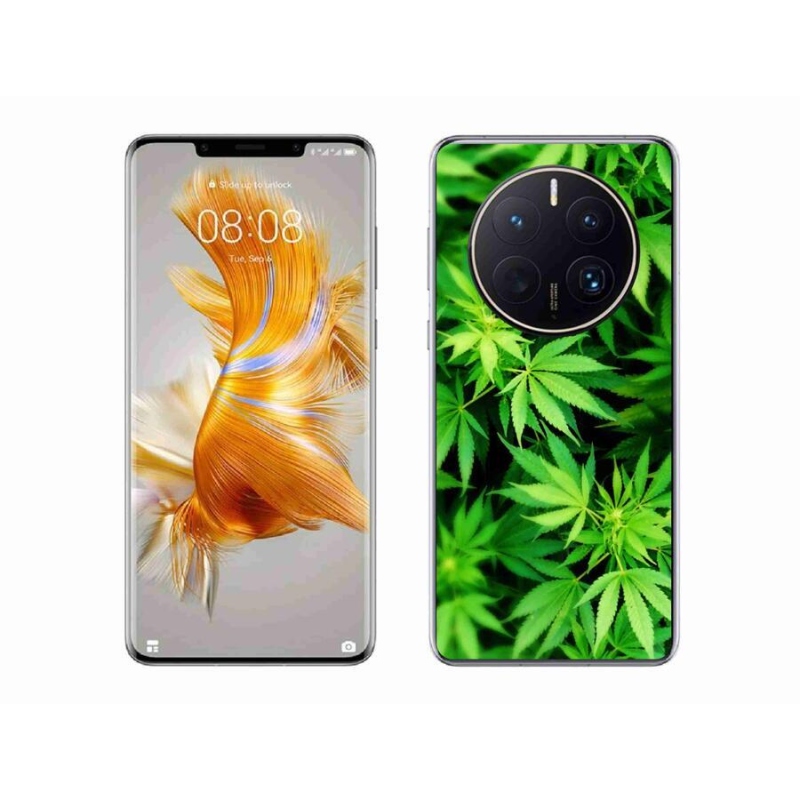 Gelový kryt mmCase na mobil Huawei Mate 50 Pro - konopí 3