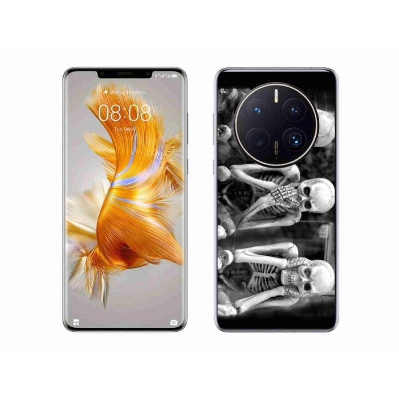 Gelový kryt mmCase na mobil Huawei Mate 50 Pro - kostlivci