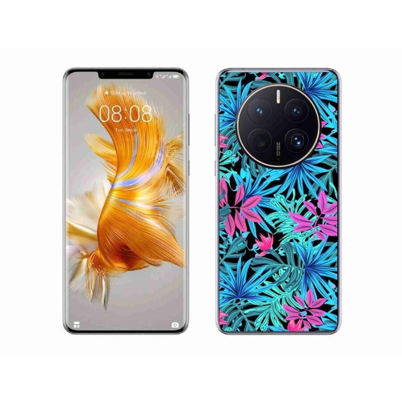 Gelový kryt mmCase na mobil Huawei Mate 50 Pro - květiny 3