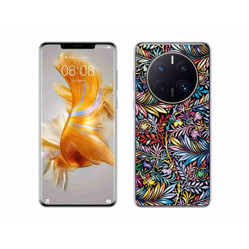 Gelový kryt mmCase na mobil Huawei Mate 50 Pro - květiny 5