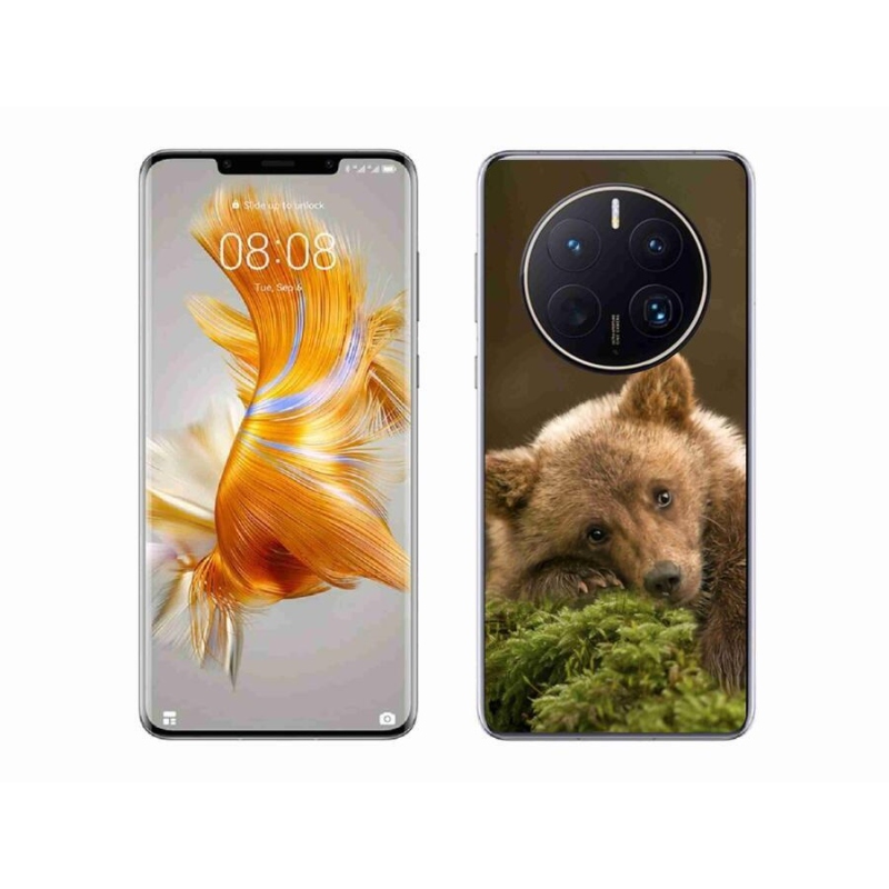 Gelový kryt mmCase na mobil Huawei Mate 50 Pro - medvěd