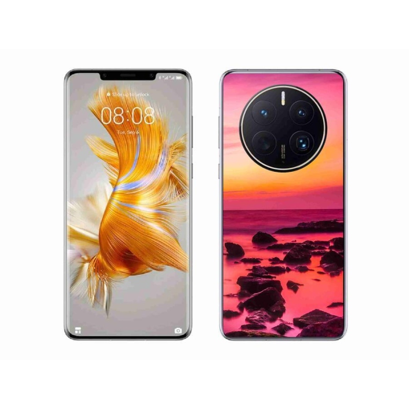 Gelový kryt mmCase na mobil Huawei Mate 50 Pro - moře a záře