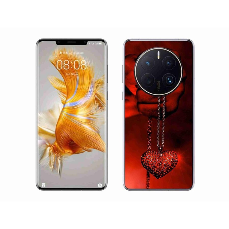 Gelový kryt mmCase na mobil Huawei Mate 50 Pro - náhrdelník