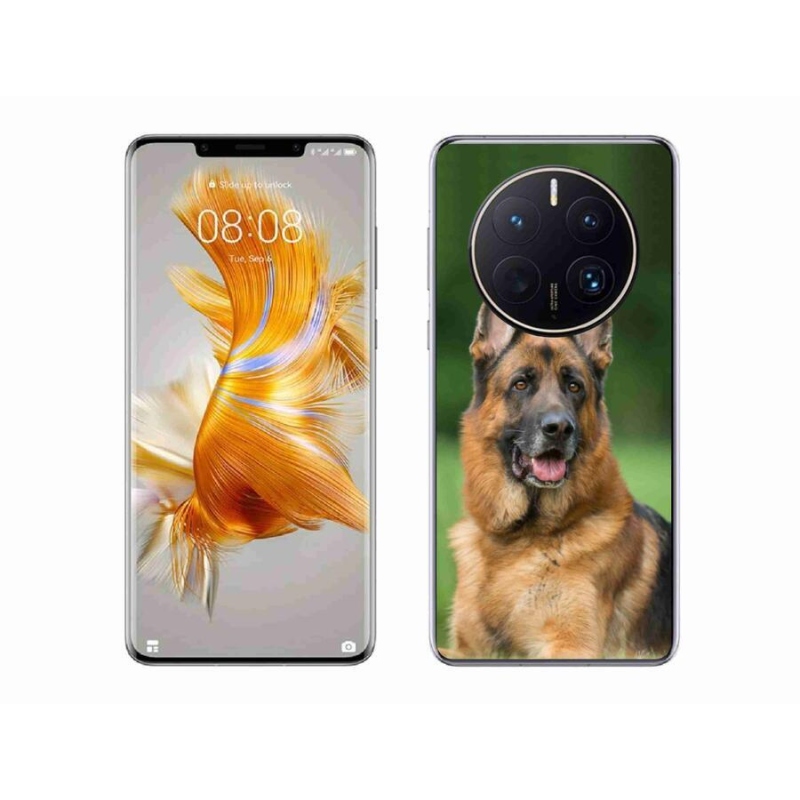 Gelový kryt mmCase na mobil Huawei Mate 50 Pro - německý ovčák