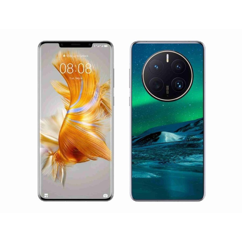 Gelový kryt mmCase na mobil Huawei Mate 50 Pro - polární záře