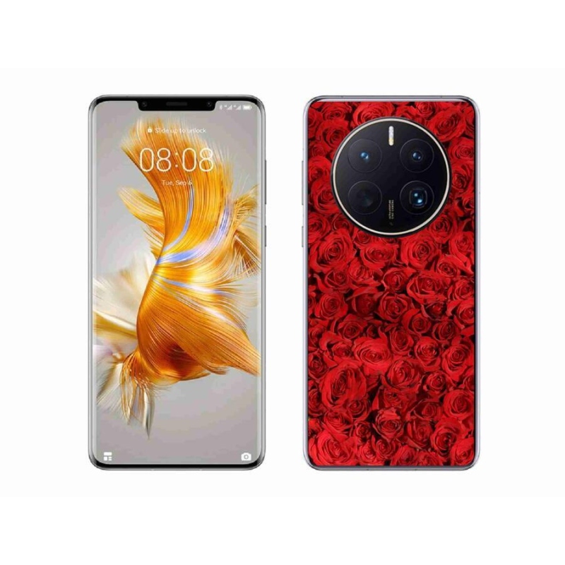 Gelový kryt mmCase na mobil Huawei Mate 50 Pro - růže