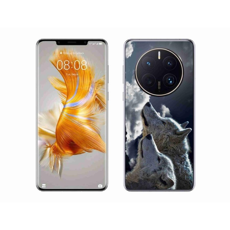 Gelový kryt mmCase na mobil Huawei Mate 50 Pro - vlci