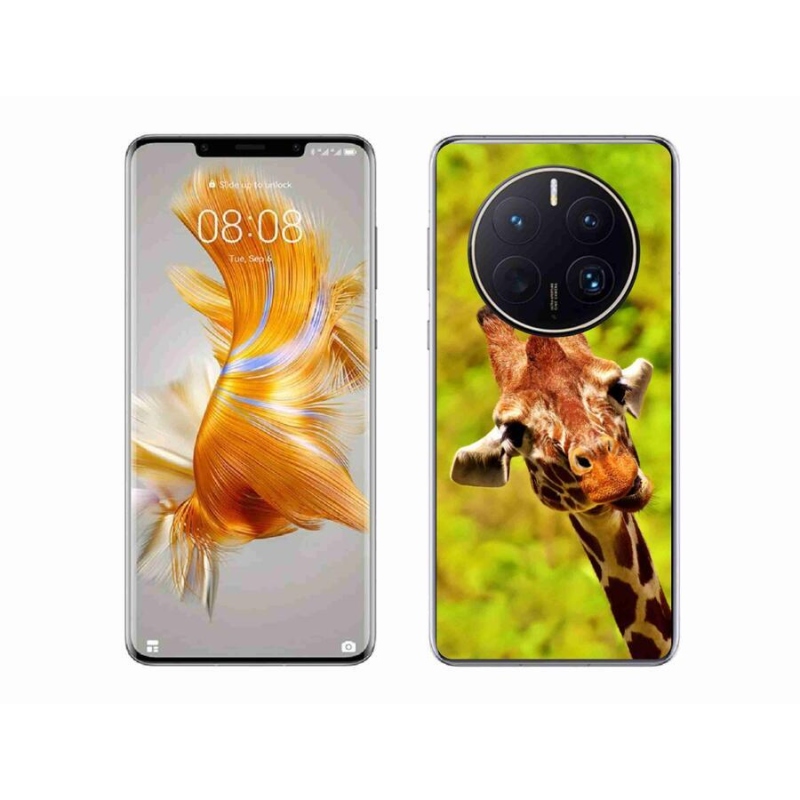 Gelový kryt mmCase na mobil Huawei Mate 50 Pro - žirafa