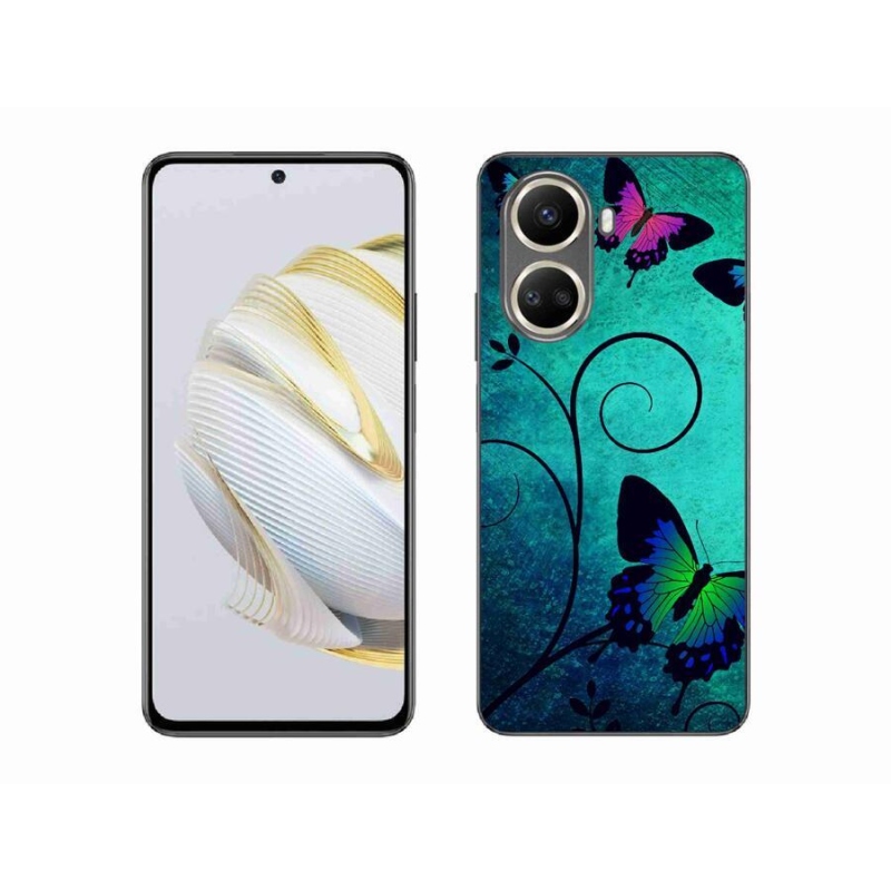 Gelový kryt mmCase na mobil Huawei Nova 10 SE - barevní motýli