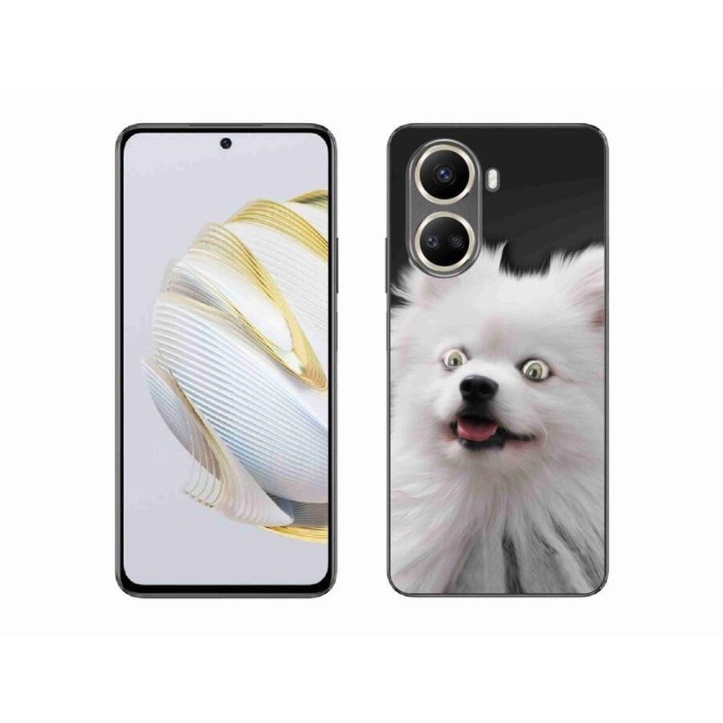Gelový kryt mmCase na mobil Huawei Nova 10 SE - bílý špic