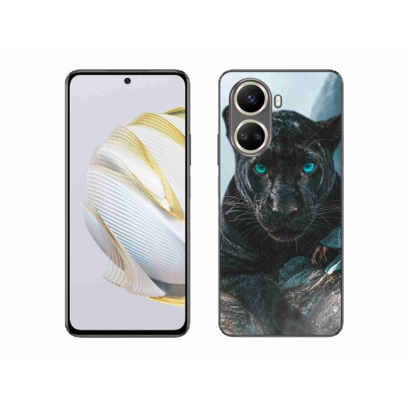 Gelový kryt mmCase na mobil Huawei Nova 10 SE - černý panter