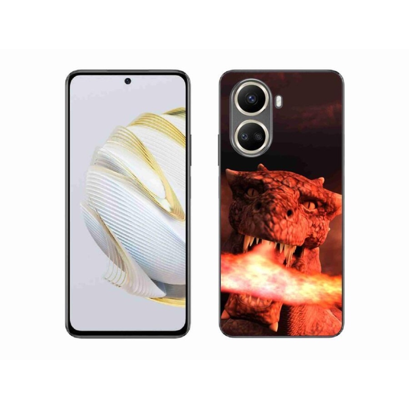 Gelový kryt mmCase na mobil Huawei Nova 10 SE - drak