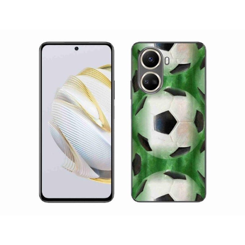 Gelový kryt mmCase na mobil Huawei Nova 10 SE - fotbalový míč