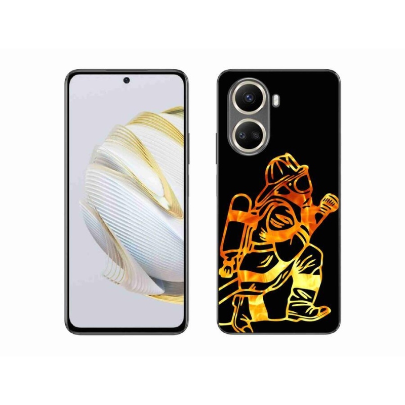 Gelový kryt mmCase na mobil Huawei Nova 10 SE - hasič 1
