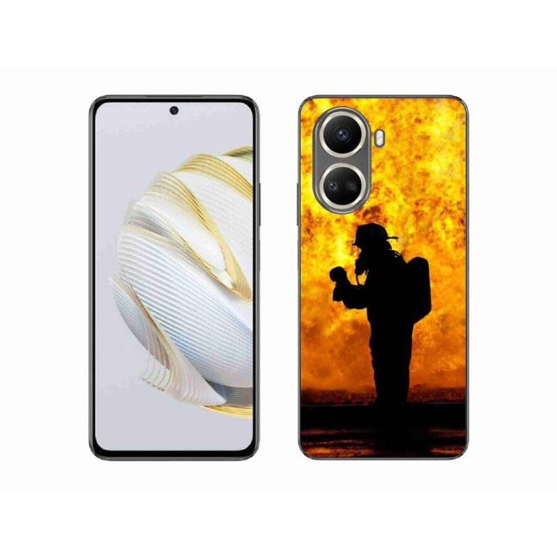 Gelový kryt mmCase na mobil Huawei Nova 10 SE - hasič
